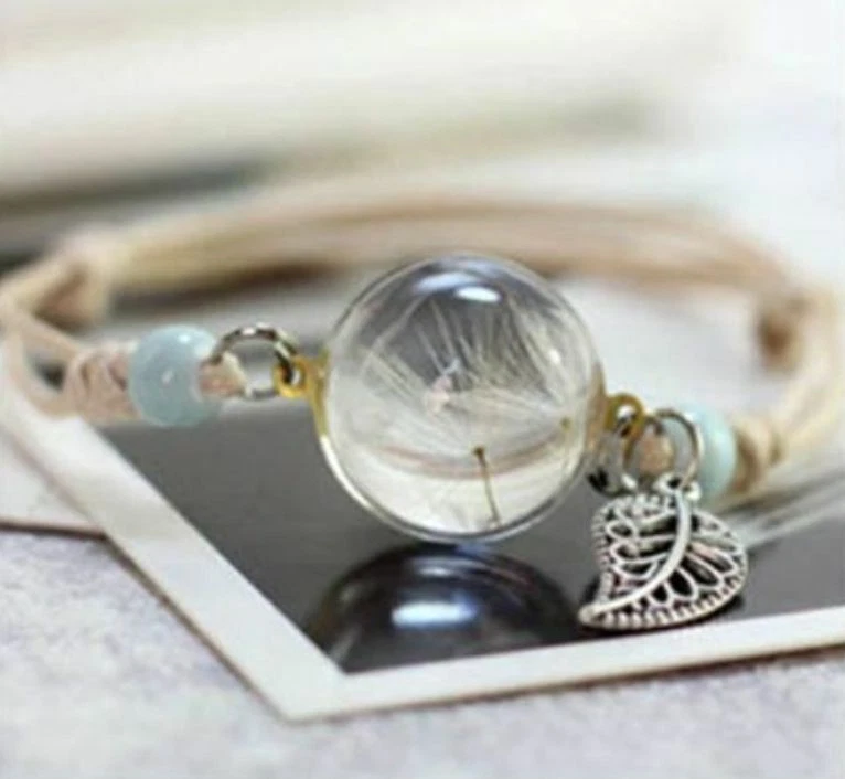 Dandelion wish bracelet shop
