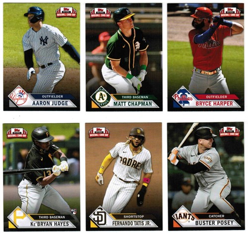 2021 TOPPS NATIONAL BASEBALL CARD DAY COMPLETE 32-CARD SET HAYES MOUNTCASTLE RC - Picture 4 of 6