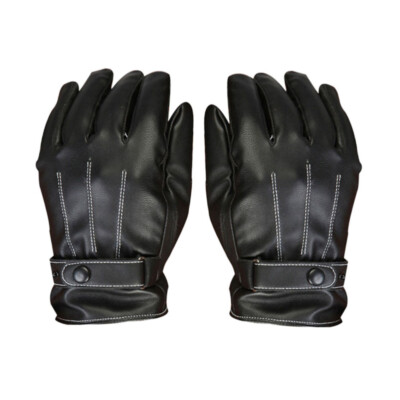 Cold Weather Mittens Water Resistant Gloves PU Windproof