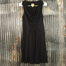 Anthropologie Maeve Dress Womens XS Cara Sleeveless Charcoal Gray Cowl Neck