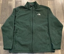The North Face Men's XL Gordon Lyons Standard Fit 1/4-Zip Fleece Sweater Green