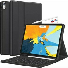 CHESONA iPad Pro 11 2018 Keyboard Case Detachable Wireless Leather Folio