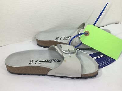 Birkenstock Women's Sz Narrow Madrid Big Buckle Gray Nubuck