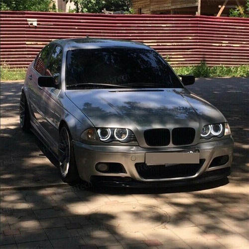 1 Pair Black Door Side Mirror Cover Caps for BMW E46 325i 330i 330xi 1998-2005 - Picture 5 of 10
