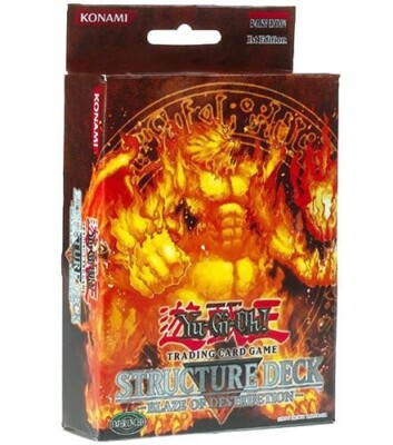 NEW YUGIOH TRADING CARD GAME STRUCTURE DECK BLAZE OF DESTRUCTION 1ST EDITION