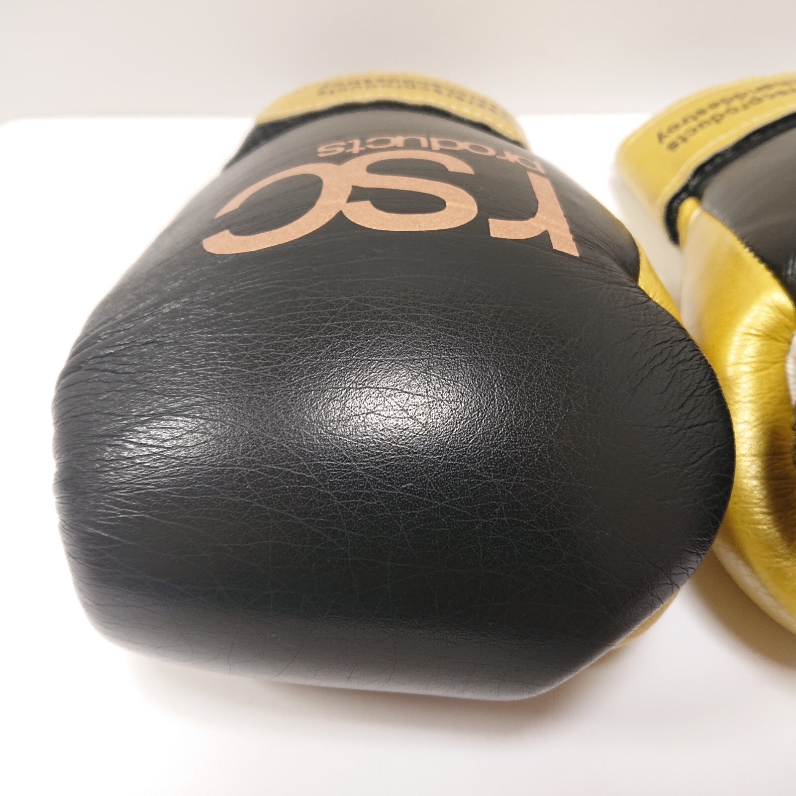 Winning×rsc Boxing Gloves 8oz Black/Gold CO-MS-200B Magic Tape