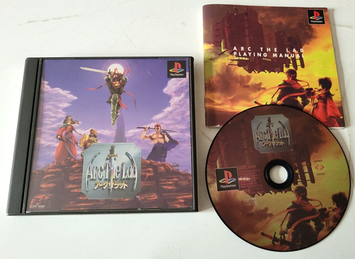 Jeu PlayStation 1 - Arc The Lad - Version NTSC-J (Japon) - Complet Avec Boîtier Et Notice - Bon état