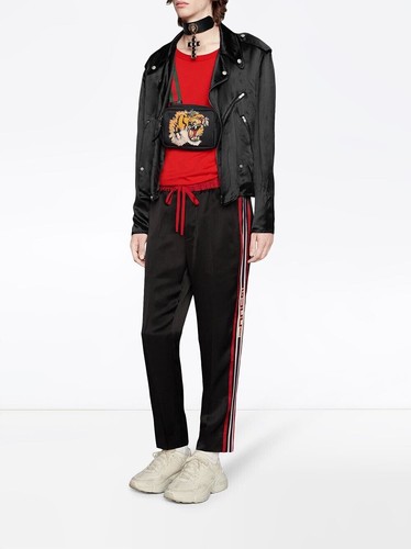 NWT Gucci Black Acetate Red/White 