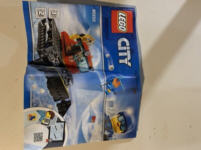 2019 LEGO CITY Snow Groomer #60222 Instruction Book Only B184