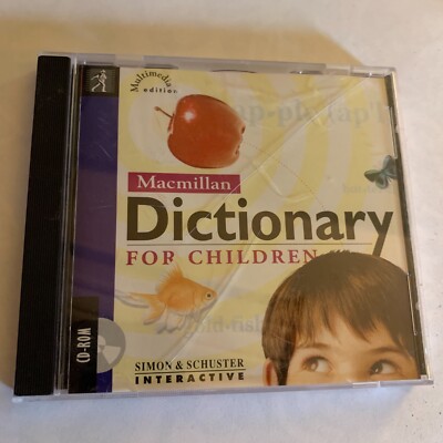 Macmillan dictionary for children      Shelf197 VINTAGE PC GAME/SOFTWARE~