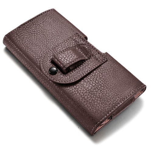 For iPhone 11 12 13 14 15 16 Pro Max XR Leather Belt Holster Case Carrying Cover - Picture 31 of 33