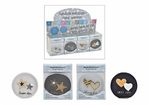 Handwärmer Taschenwärmer Stern Herz mit Sprüchen verschiedene Motive eBay