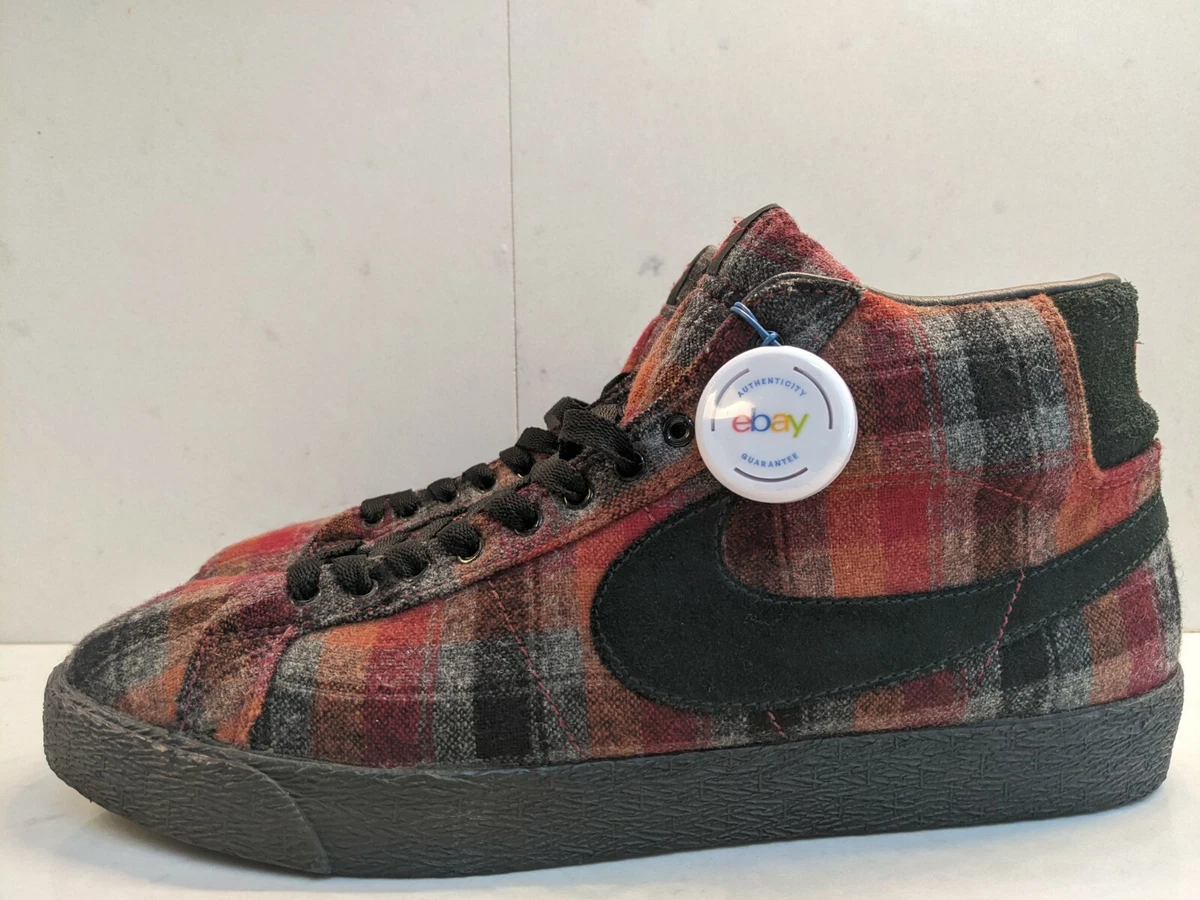 RARE VNDS Nike SB Blazer Todd Jordan Vintage 2006 (Hulk Dunk, plaid flannel)