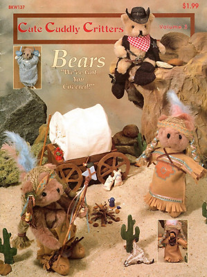 Cute Cuddly Critters Bear Costumes and Clothing Uncut Sewing Pattern