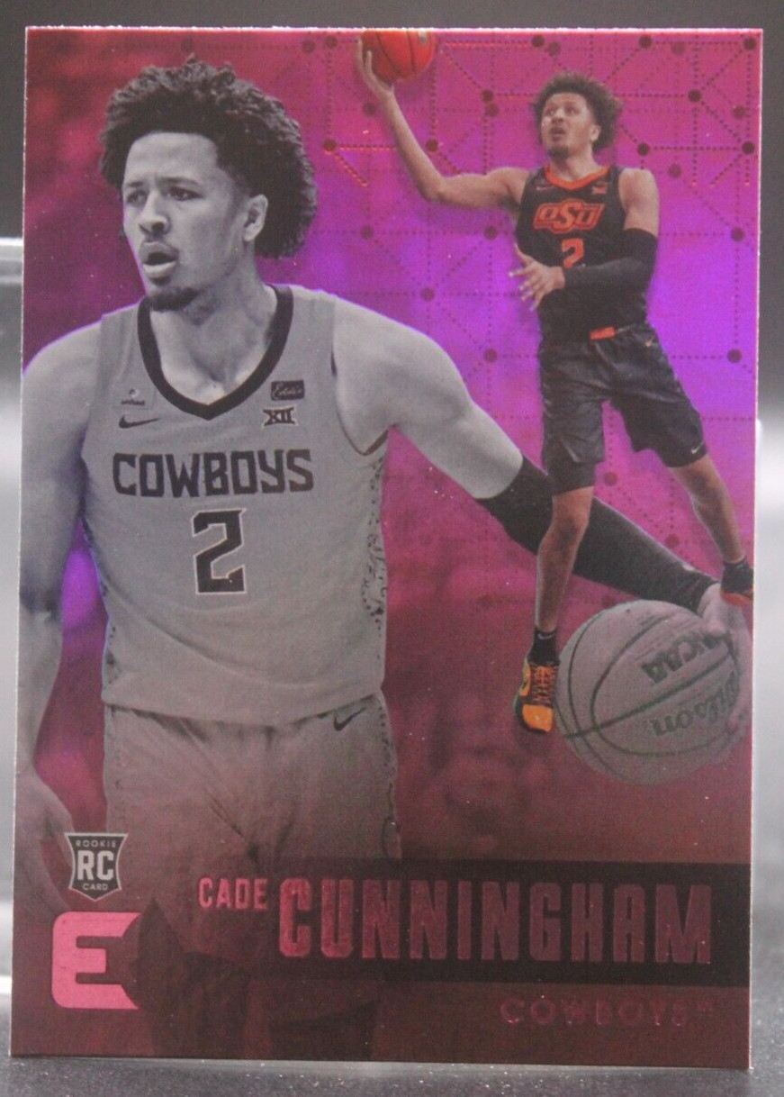 Cade Cunningham (Oklahoma State/RC) - 2021 Panini Chronicles Draft Picks Pink