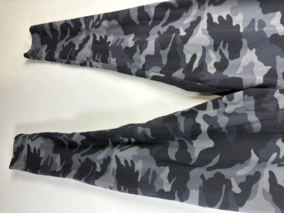 Style&co. Leggings femininas Activewear cinza médio camuflagem elástica cintura puxar - Imagem 4 de 4