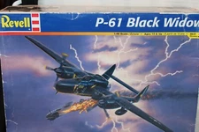 1/48 Scale Revell, P-61 Black Widow Airplane Model Kit #85-7546 Open Box