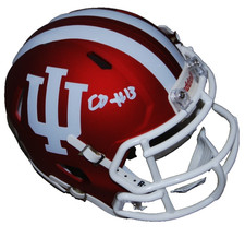 ELIJAH SARRATT signed (INDIANA HOOSIERS) Mini football helmet BECKETT BW07898