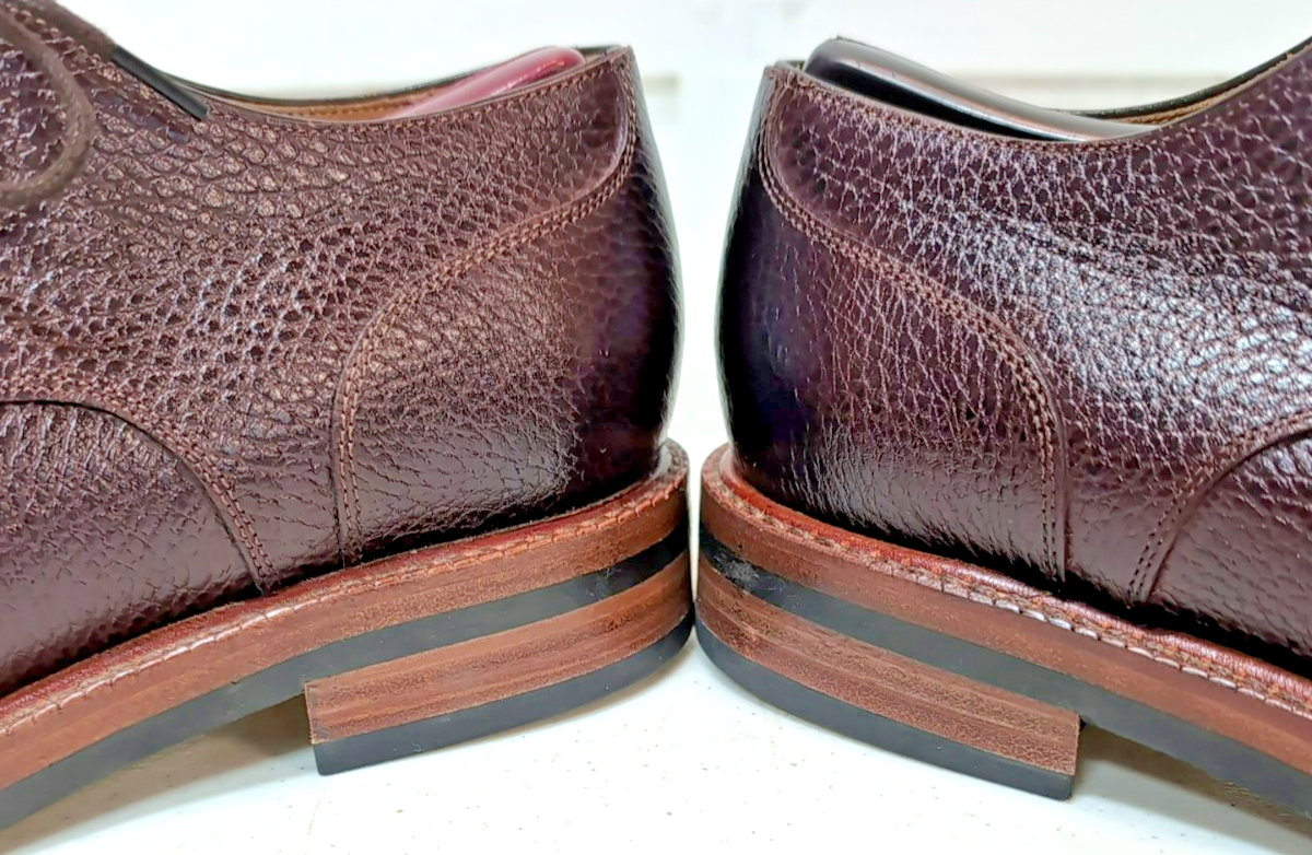 Beckett Simonon Anders Mens Sz 8 Oxblood Pebbled Leather  display picture 1