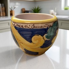 Vintage Italian Folk Art Pottery Duca Di Cama...