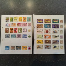 150 used stamps - Singapore Mauritius Bermuda Barbados Philipinnes Bahamas Papua