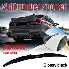 54 Car Rear Roof Lip Universal Rear Spoiler Wing Glossy Black Tail Trunk Lip