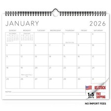 Beautiful 2026 Wall Calendar - Runs from January 2026 until July 2027 - Large
