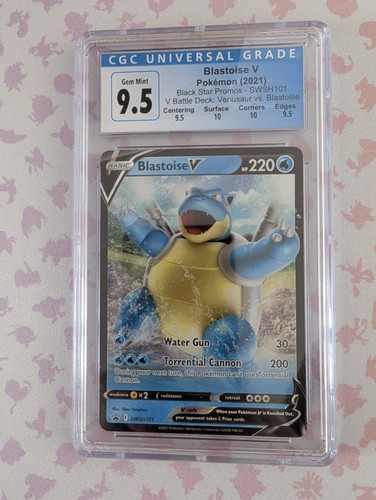 Blastoise V graded CGC 9.5 for sale on eBay