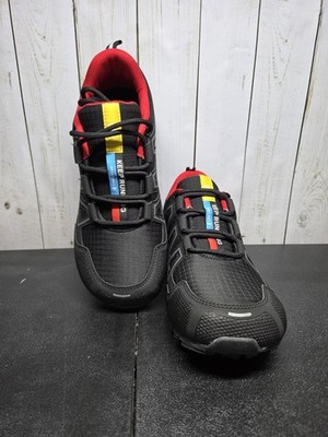 Keep Running Speed 3 Athletic Shoes Women Size 9 Wide Black Red Lace Up