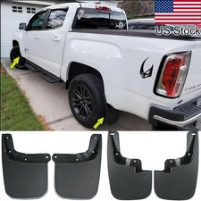 4pcs Splash Guards Mud Flaps For 15-22 Chevy Colorado Canyon Wo Fender Flares
