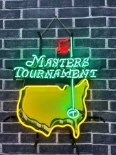 20"x16" Tournament Golf Neon Sign With HD Vivid Wall Room Light Decor Ball LS