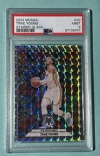 2023 Panini Mosaic Trae Young #20 Stained Glass - PSA 9 Mint *LOWPOP*