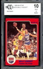 Billy Knight Card 1983-84 Star #216 BGS BCCG 10