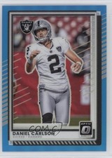 2025 Panini Donruss Optic Neon Blue Prizm 109/399 Daniel Carlson #163 1q03