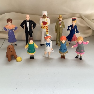 1982 Little Orphan Annie Mini Figures Knickerbocker CPI Miniatures (10)