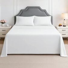 Olympic Queen Set 66x80   Luxury RV Bedding   Premium Microfiber Sheets with ...