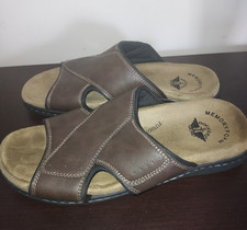 Dockers Men's Slide Sandals 9M Slip On Shoes Seaton Comfort Outdoor Brown