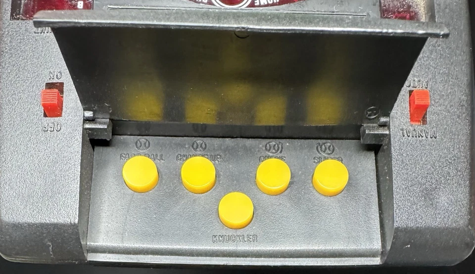 Béisbol electrónico Entex 1979 - Juego portátil: modelo 8001 - probado y funciona Foto 3 de 4