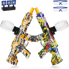 2 Set Electric Splatter Blaster Toy, Outdoor Team Games, Christmas, Halloween, B