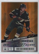 2024 Credentials Debut Ticket Access Orange 163/199 Marat Khusnutdinov #125 1dh