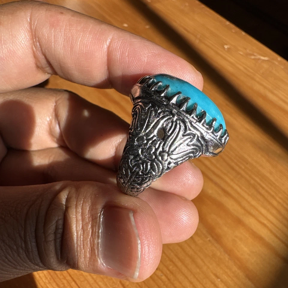 Natural Persian Blue Turquoise - Image 3 of 4