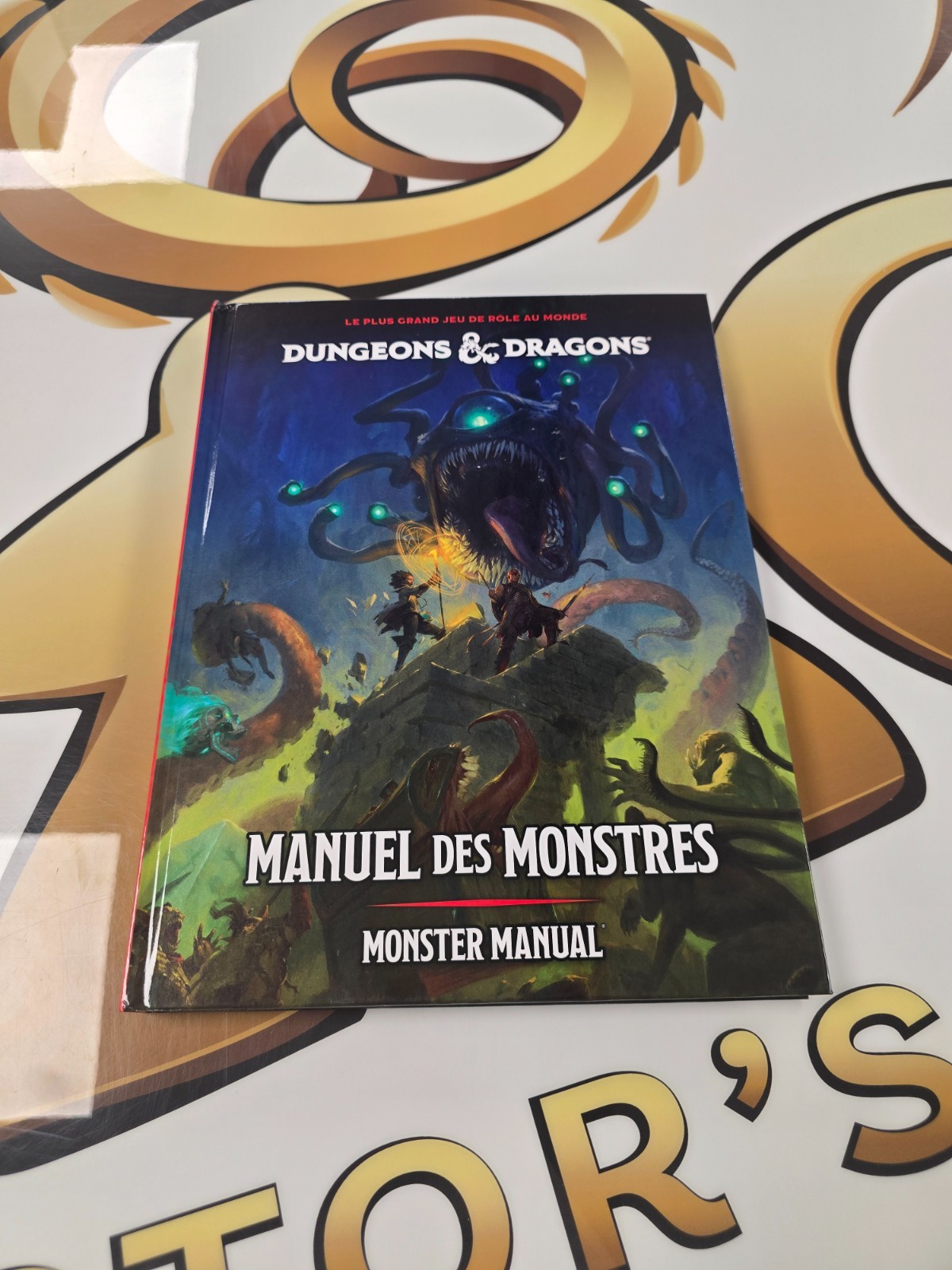 Manuel des Monstres D&D livre rigide de 352 pages avec profils de créatures FR