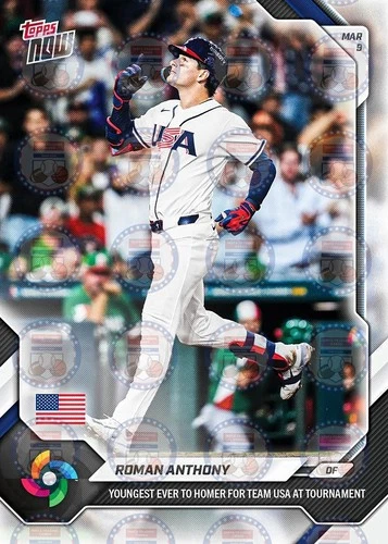 *PRE SALE* Roman Anthony - 2026 World Baseball Classic Topps NOW® - Card 21