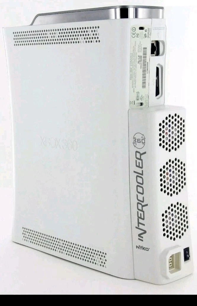 Ventilateur Refroidisseur Nyko Intercooler Pour Xbox 360 - Blanc - 3 Ventilateurs - Occasion Fonctionnel