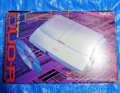 NEC PC Engine DUO-R Full Recap Boxed Set Upgraded Backup Memory