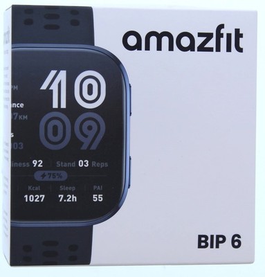 Amazfit BIP 6 Smartwatch (Black)