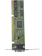 Realtek RTG3105i ISA VGA Video Card Vintage Untested