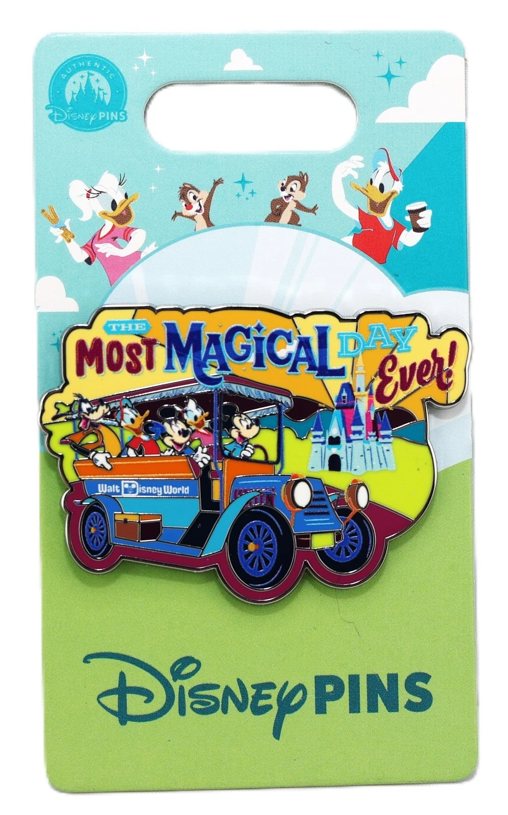 Walt Disney Mickey Mouse & Friends The Most Magical Day Ever Pin New On Card