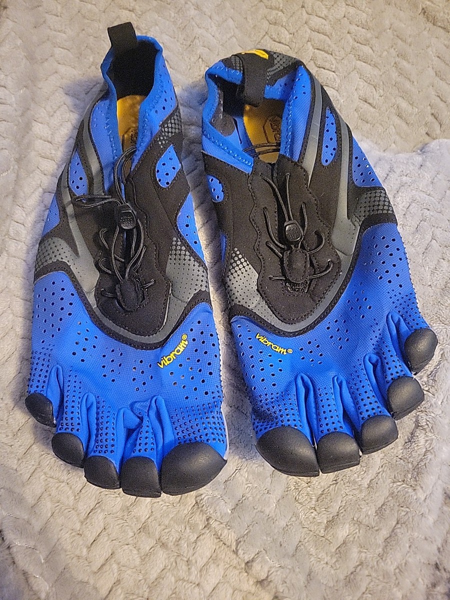 Vibram FiveFingers V 20M7002 Run Blue Black Shoes Size 41 US 8.5-9 V-Run Black / Blue | Man | Vibram main image 2