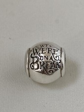 Friends TV Show Sterling Silver Charm for Bracelet  "We Were On A Break"